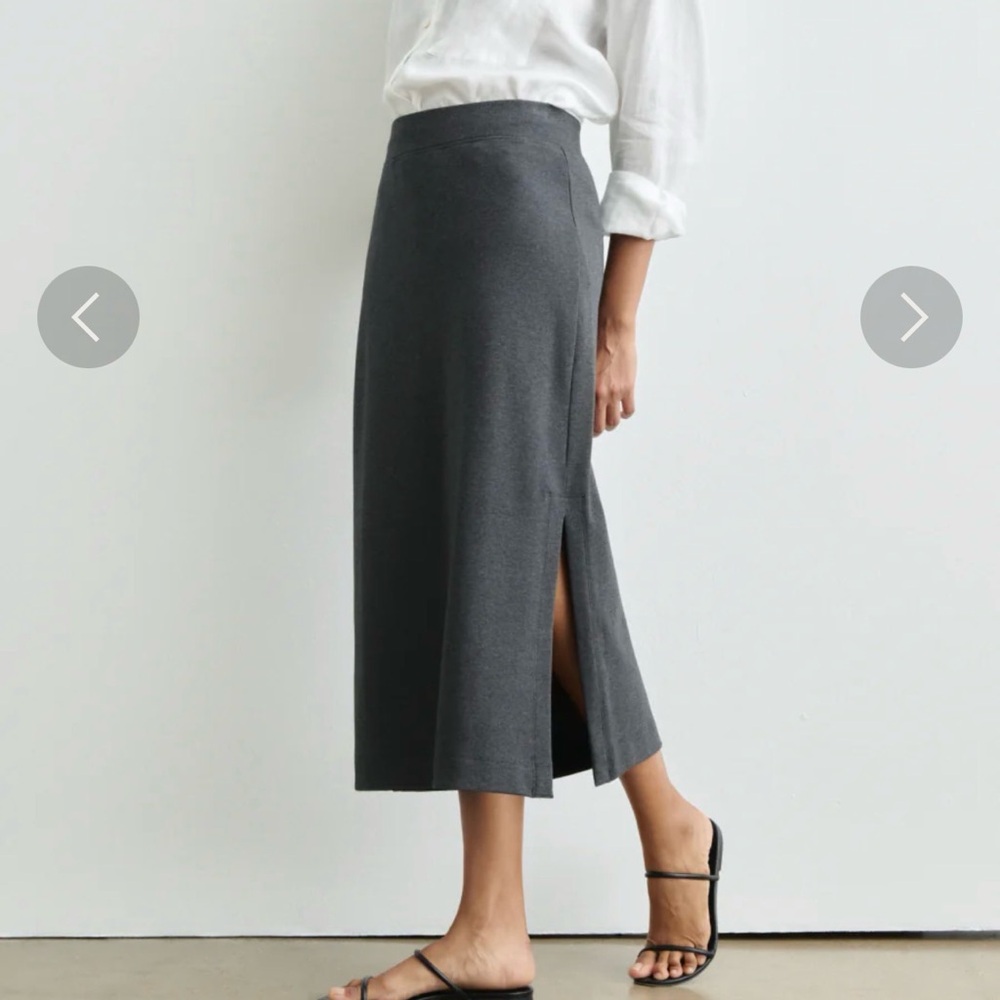 AYR Charcoal Midi Skirt